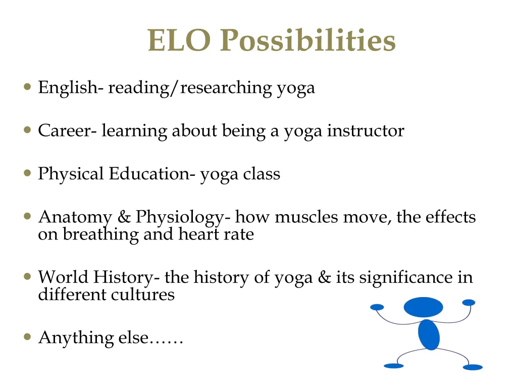 elo possibilities