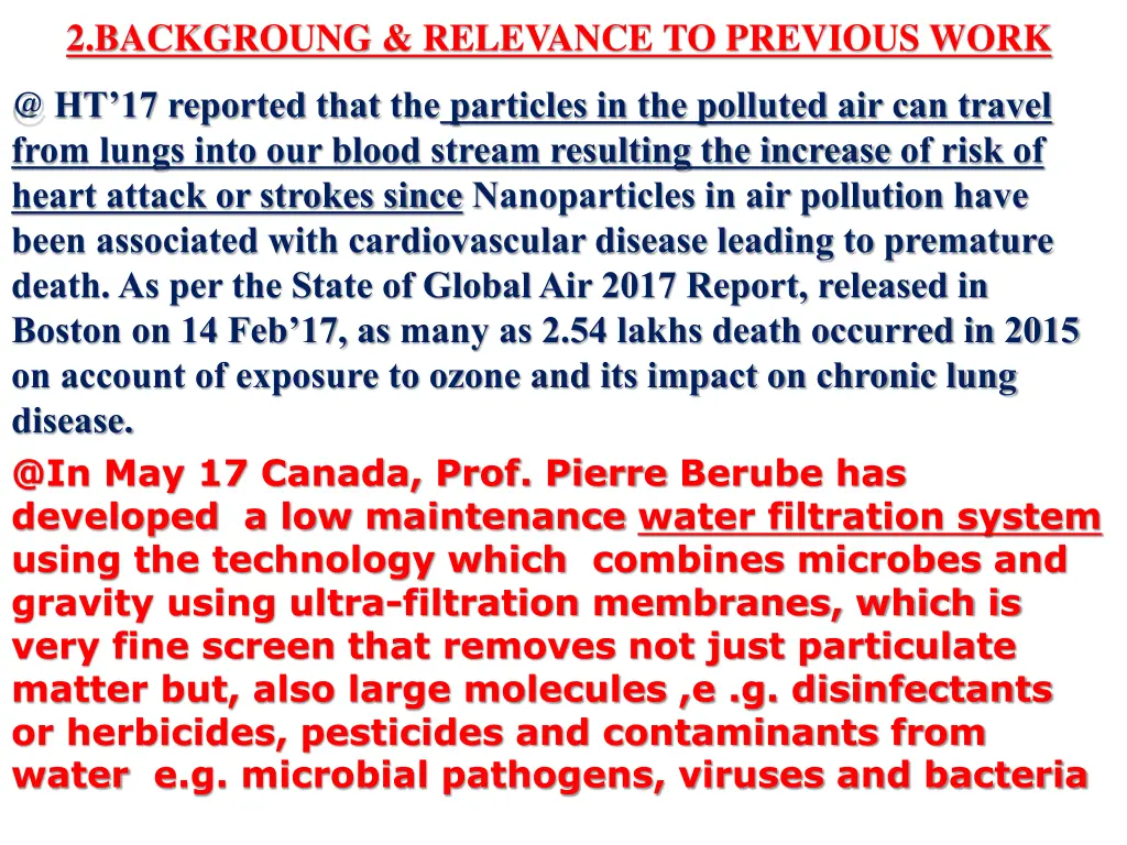 2 backgroung relevance to previous work 1