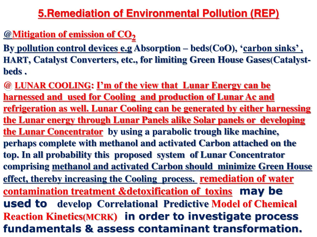 5 remediation of environmental pollution rep 1