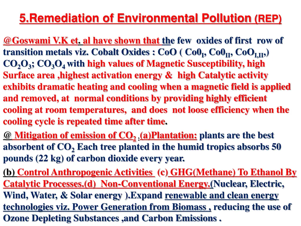 5 remediation of environmental pollution rep