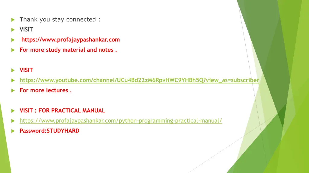 thank you stay connected