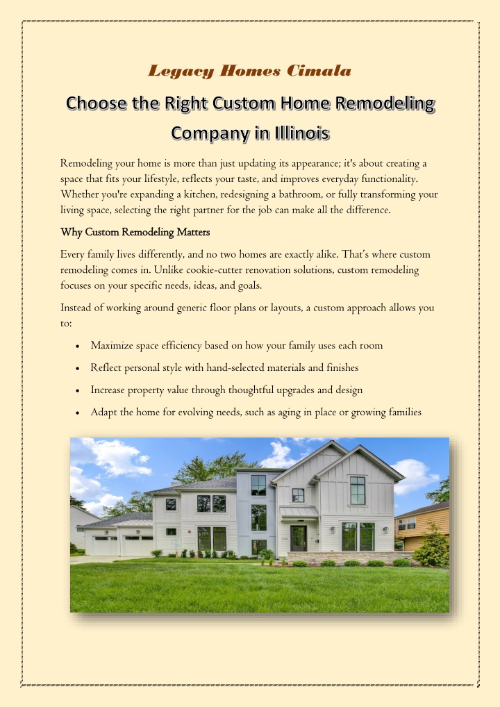 legacy homes cimala
