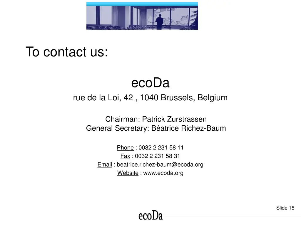 to contact us