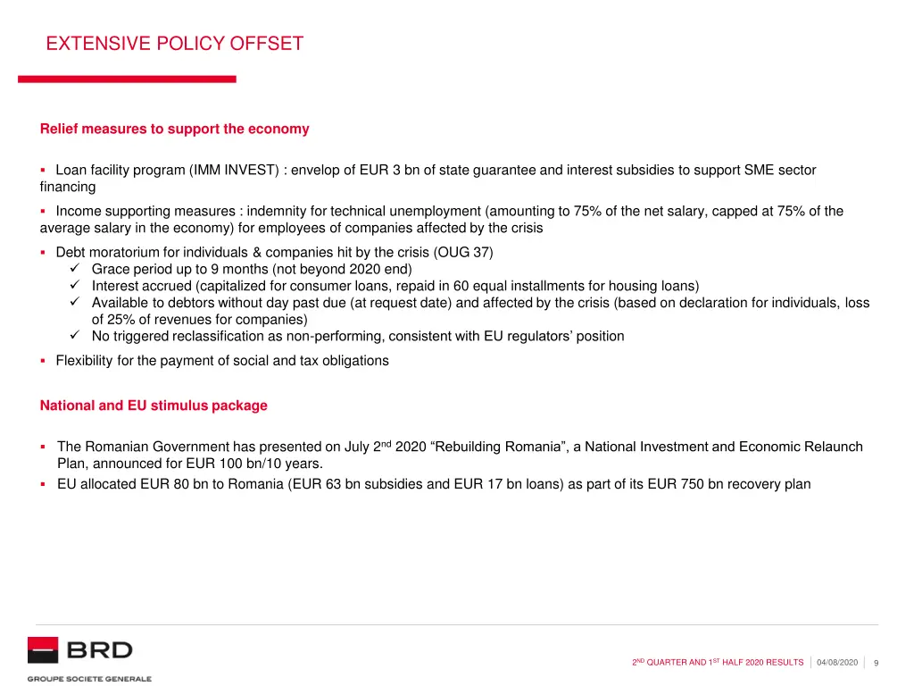 extensive policy offset