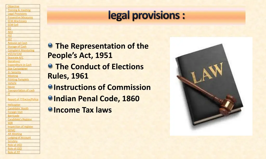 objective objective training meeting legal 10