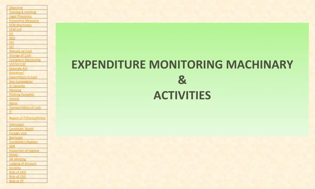 objective objective training meeting legal 19