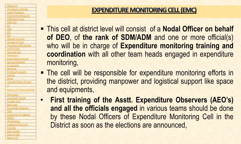 objective objective training meeting legal 21