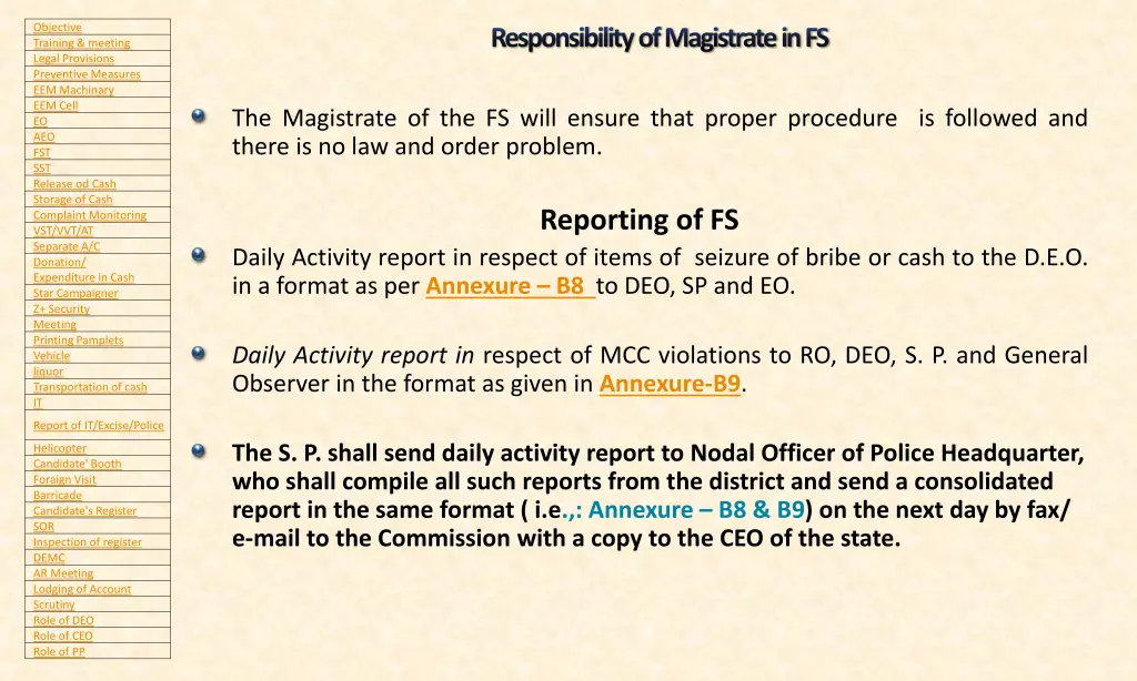 objective objective training meeting legal 29