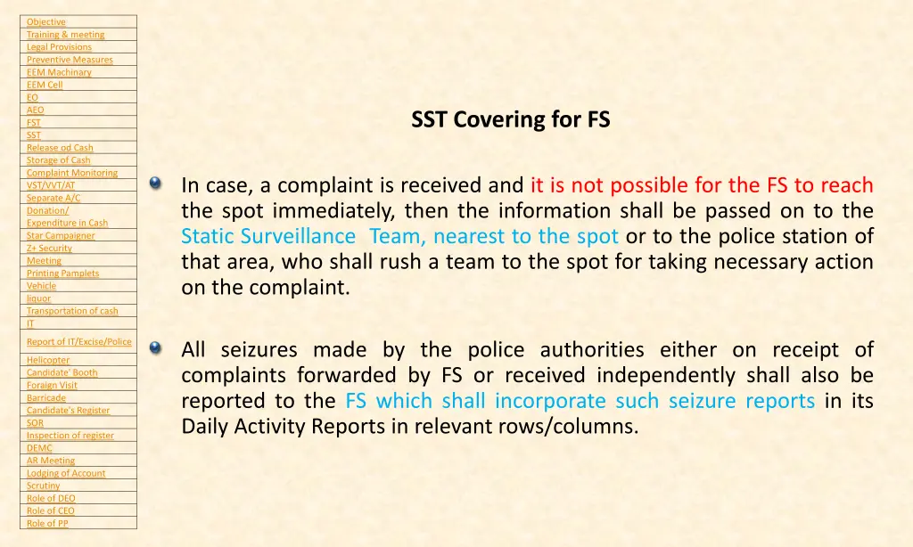 objective objective training meeting legal 31