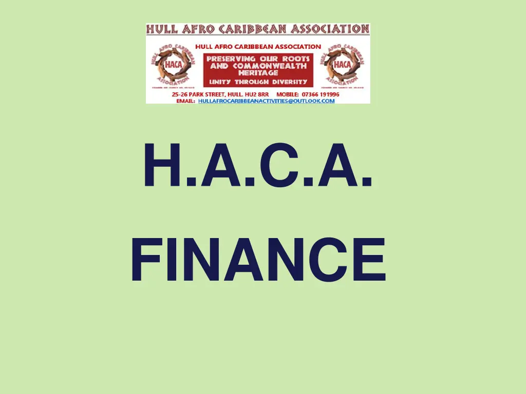 h a c a finance