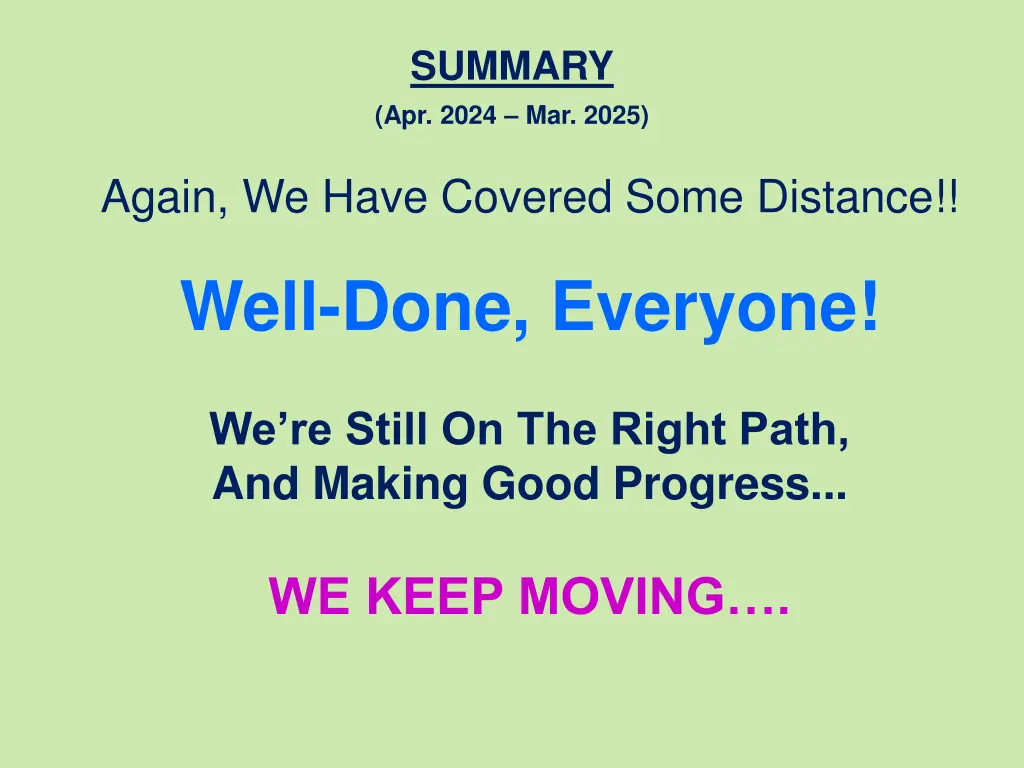 summary apr 2024 mar 2025