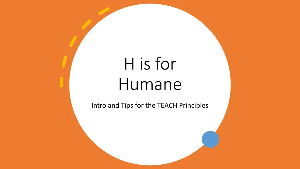 h is for humane