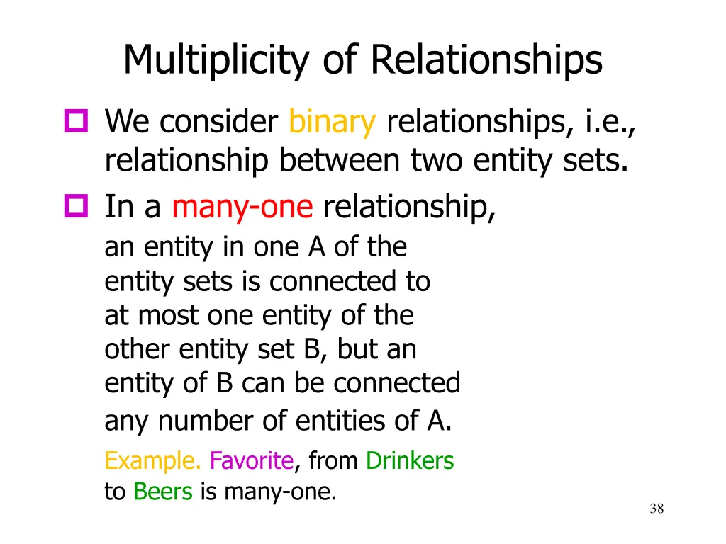 multiplicity of relationships 6