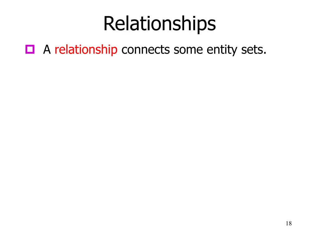 relationships