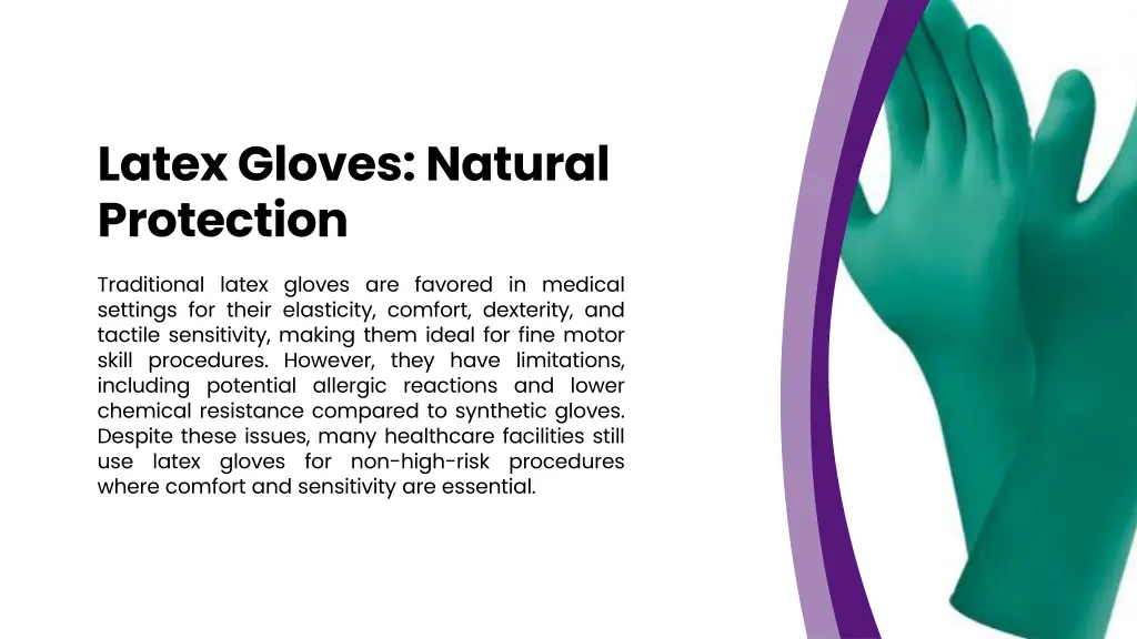 latex gloves natural protection