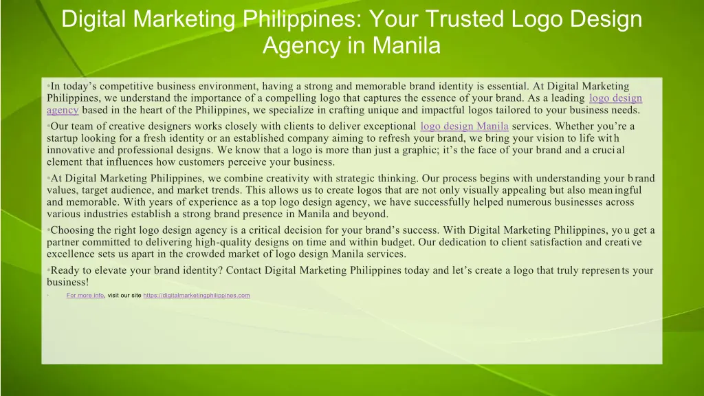 digital marketing philippines your trusted logo