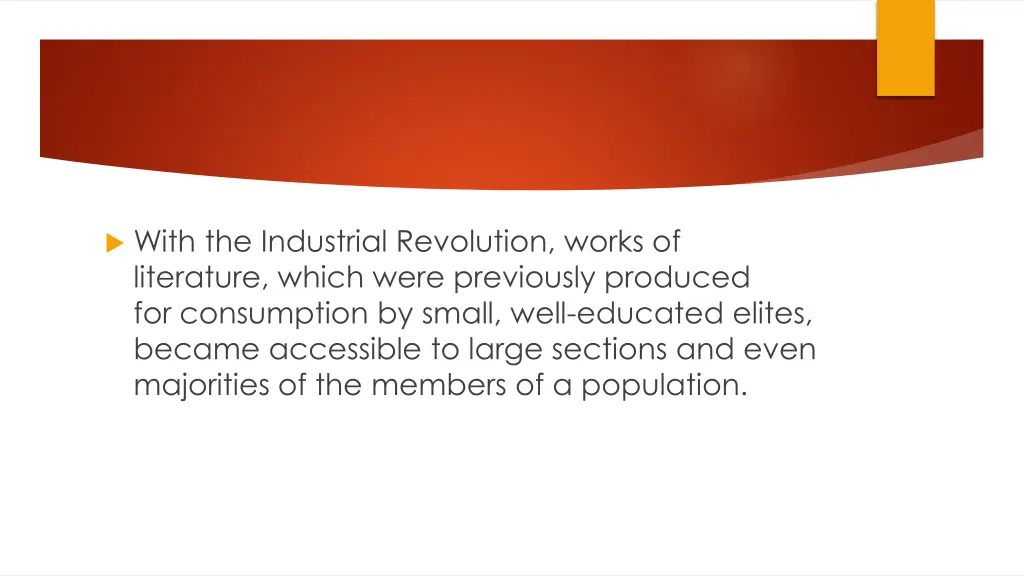 with the industrial revolution works