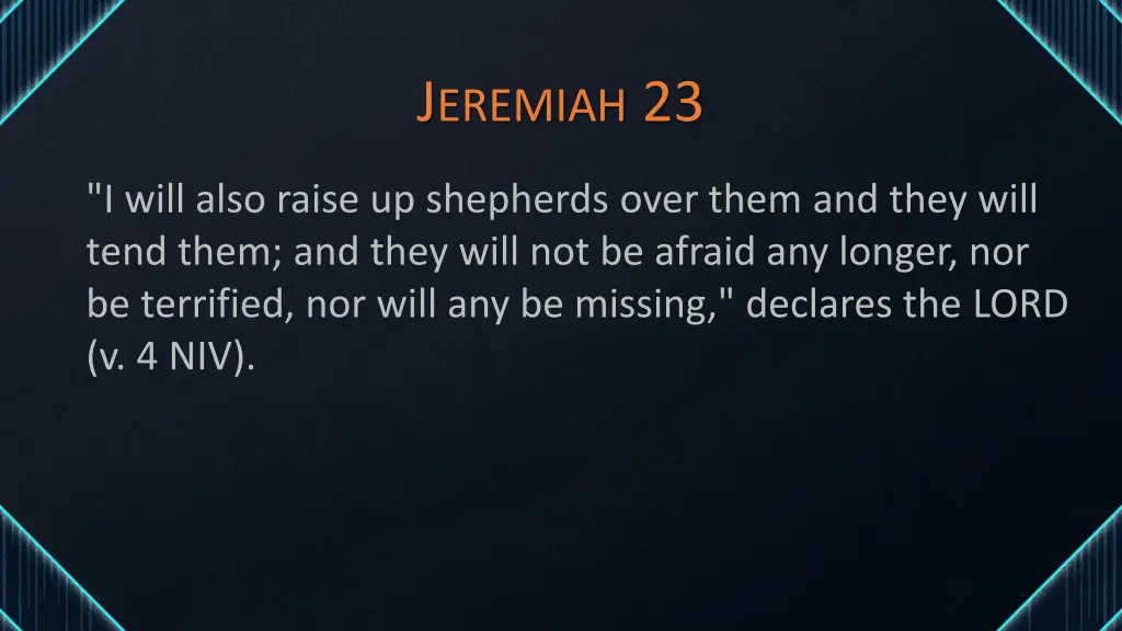 j eremiah 23