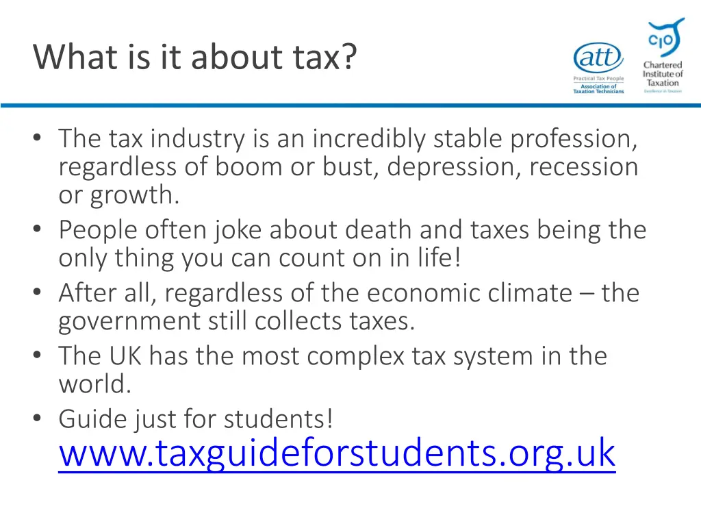 what is it about tax