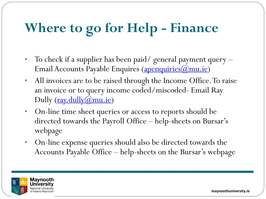 where to go for help finance