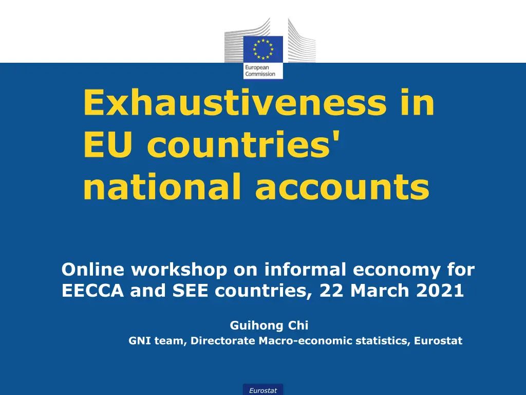 exhaustiveness in eu countries national accounts