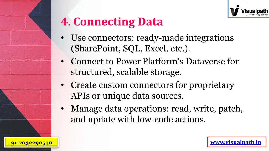 4 connecting data use connectors ready made