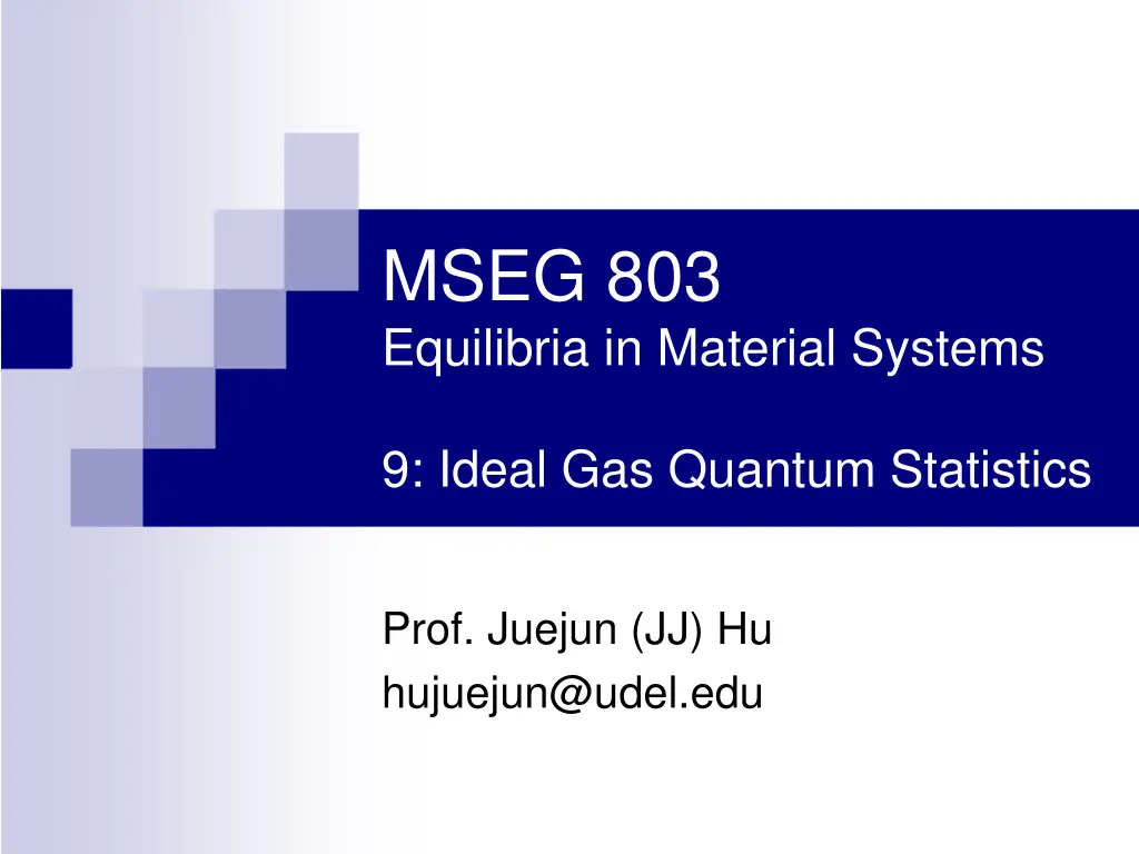 mseg 803 equilibria in material systems