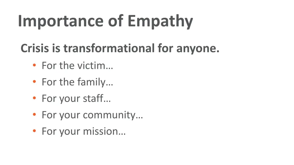 importance of empathy