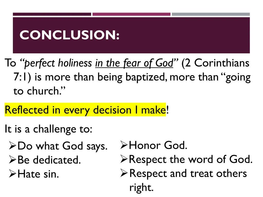 conclusion