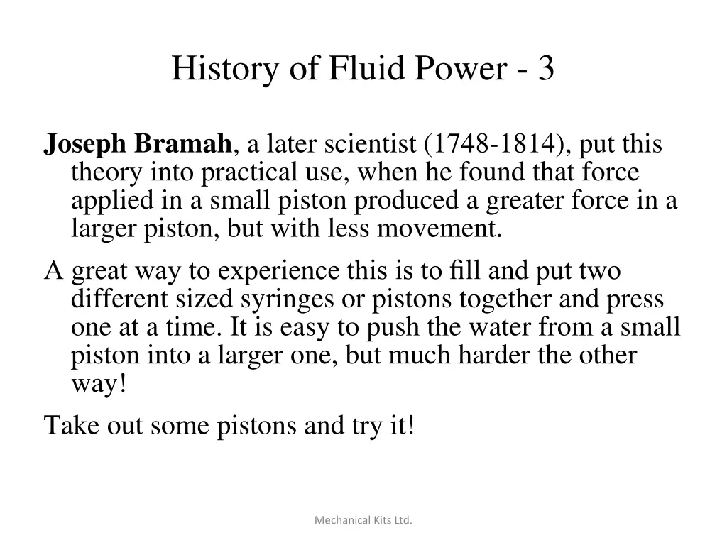 history of fluid power 3