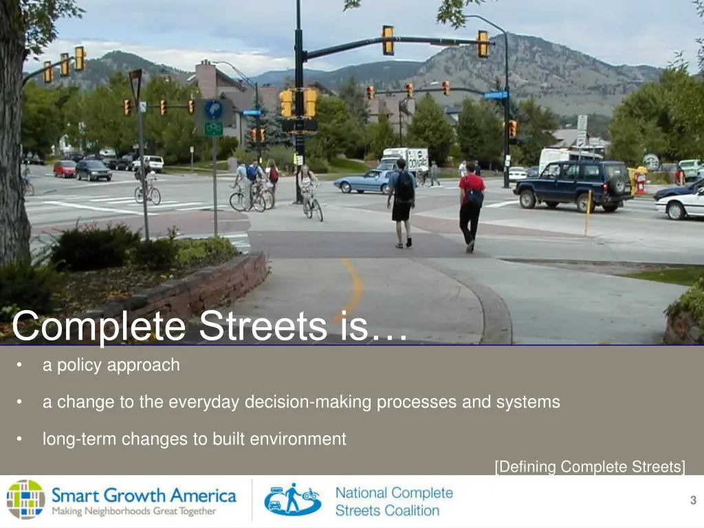 complete streets is