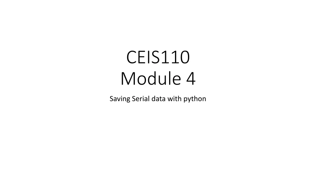 ceis110 module 4