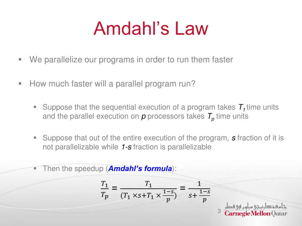 amdahl s law