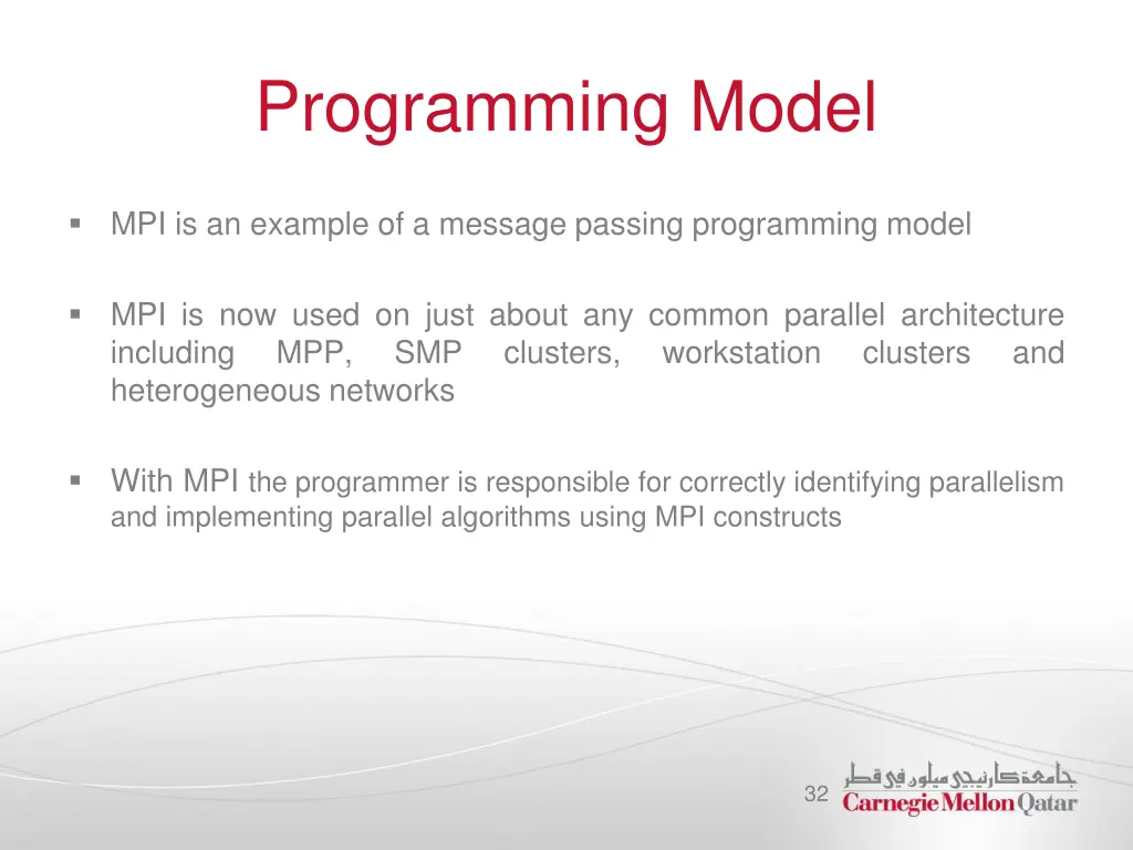 programming model