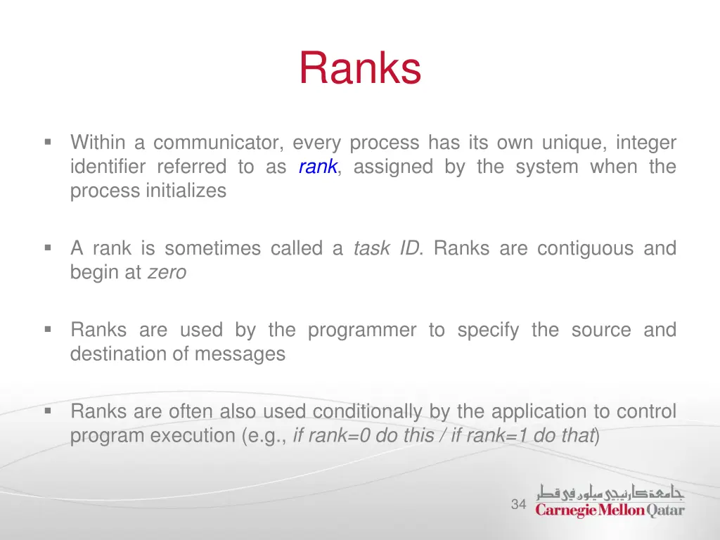 ranks