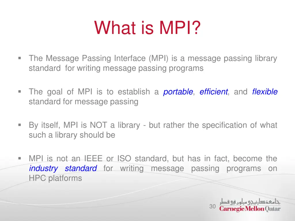what is mpi