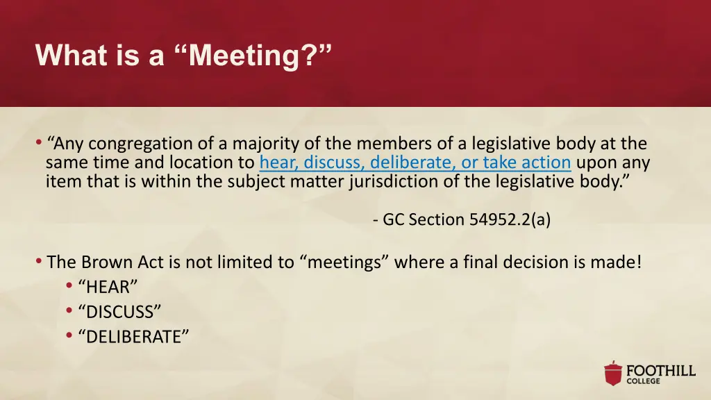 what is a meeting