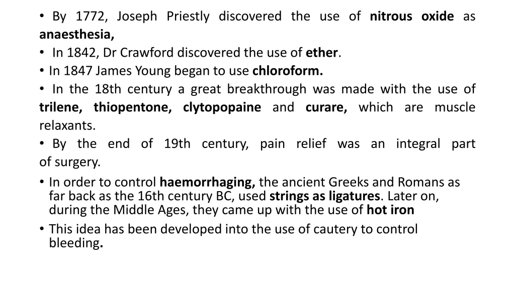 by 1772 joseph priestly discovered