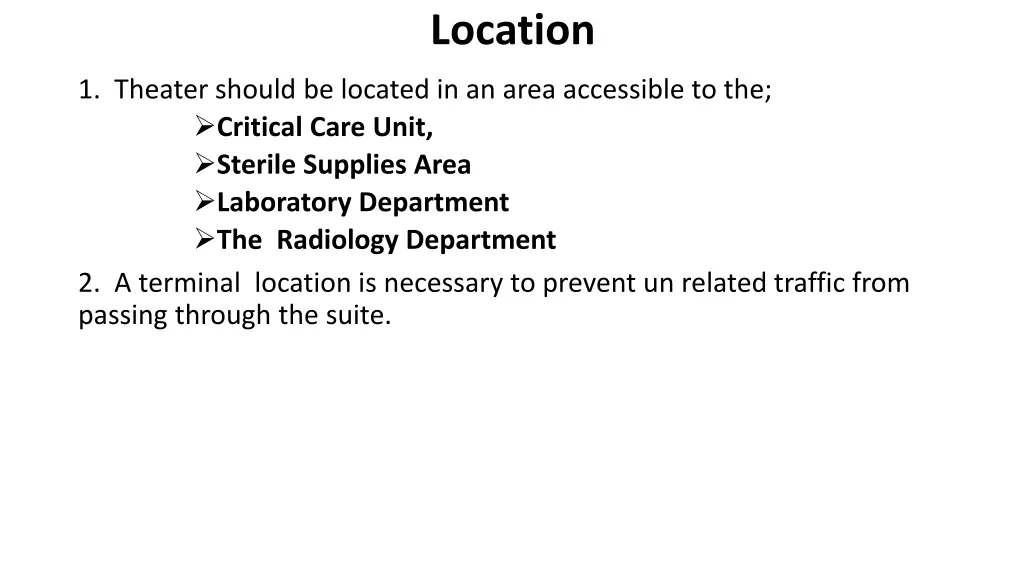 location