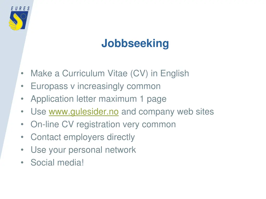 jobbseeking