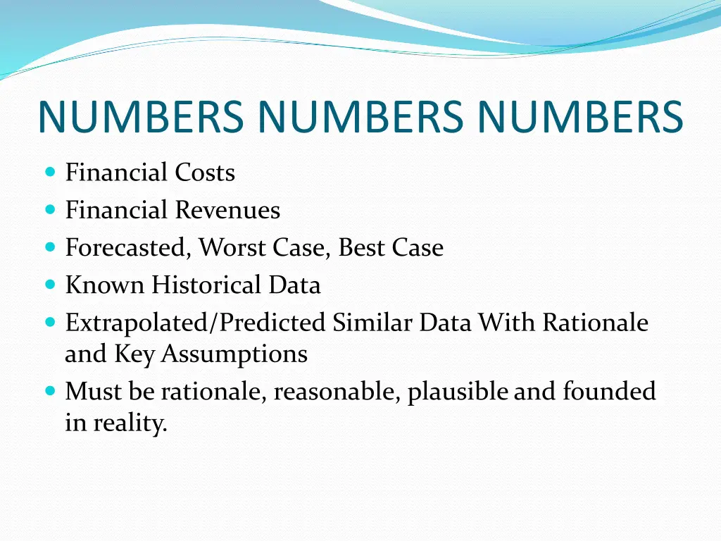 numbers numbers numbers