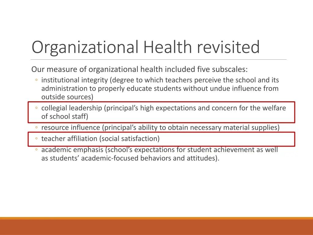 organizational health revisited 3