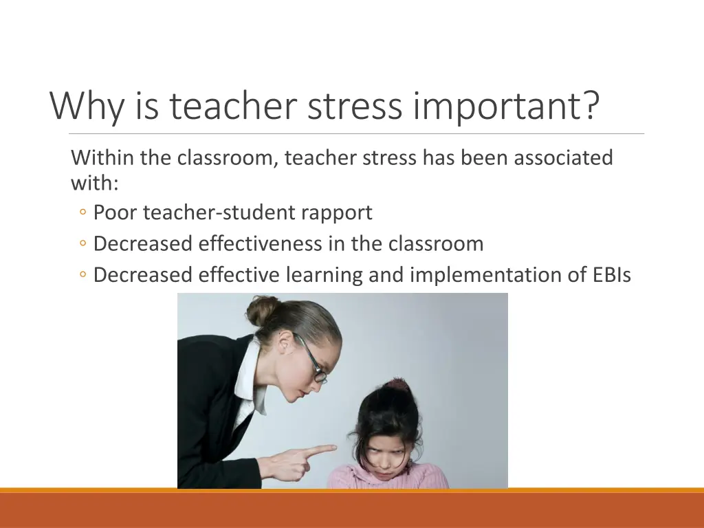 why is teacher stress important 2