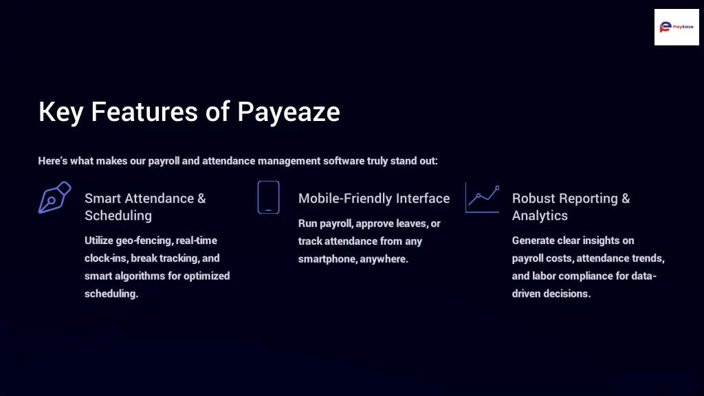key features of payeaze