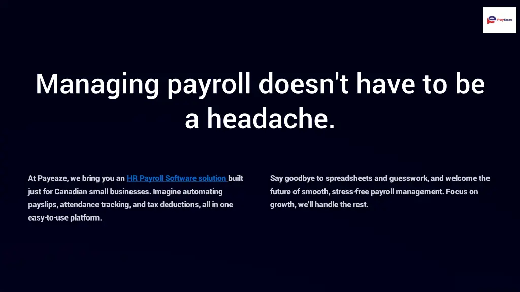 managing payroll doesn t have to be a headache