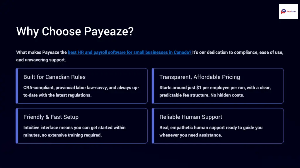 why choose payeaze