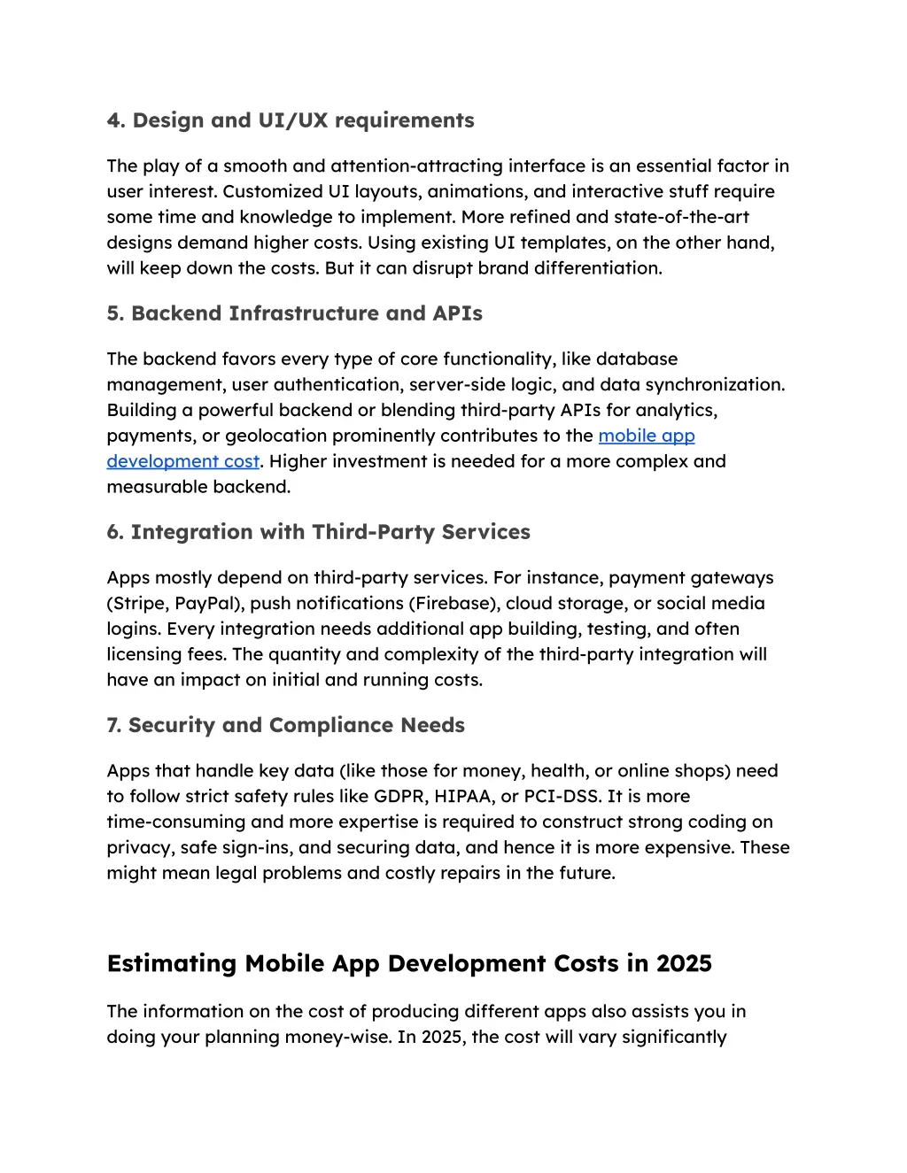4 design and ui ux requirements