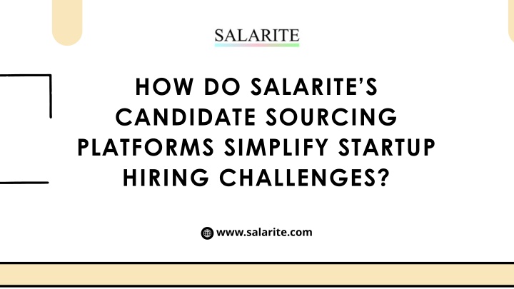 how do salarite s candidate sourcing platforms