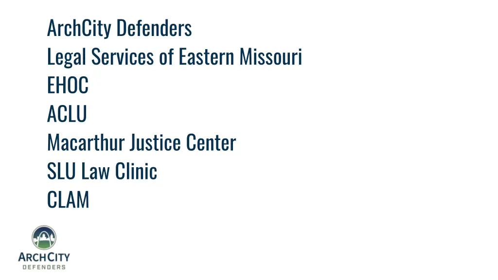 archcity defenders legal services of eastern