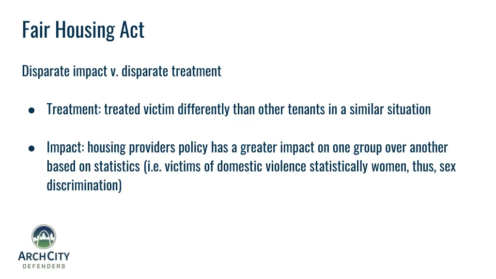 fair housing act 1